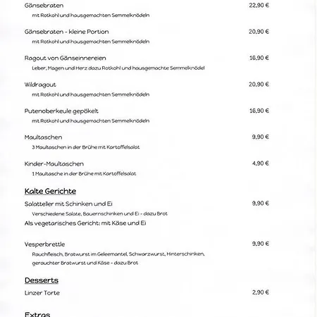 Landgasthof Hecht * Neustetten
